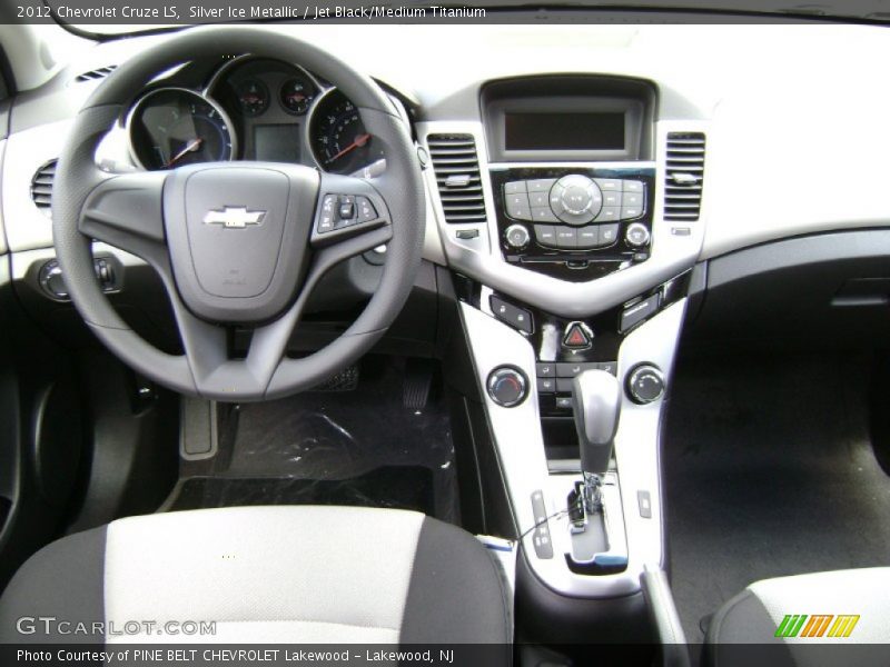 Silver Ice Metallic / Jet Black/Medium Titanium 2012 Chevrolet Cruze LS