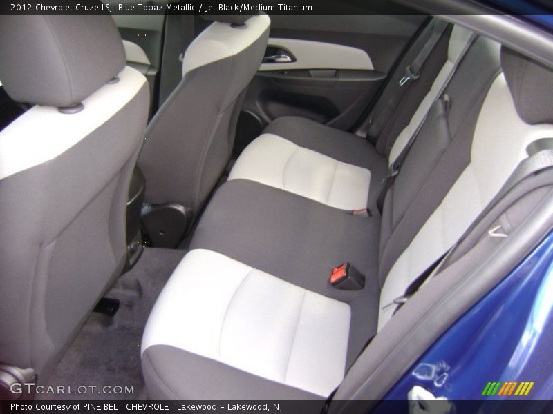 Blue Topaz Metallic / Jet Black/Medium Titanium 2012 Chevrolet Cruze LS
