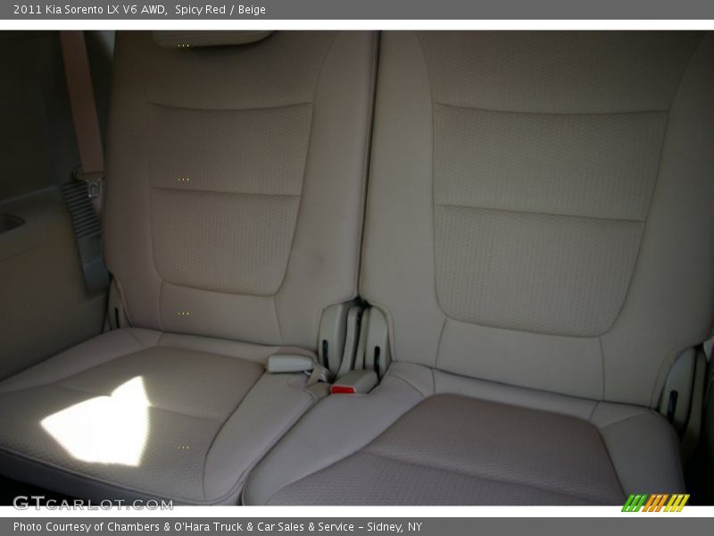 Spicy Red / Beige 2011 Kia Sorento LX V6 AWD