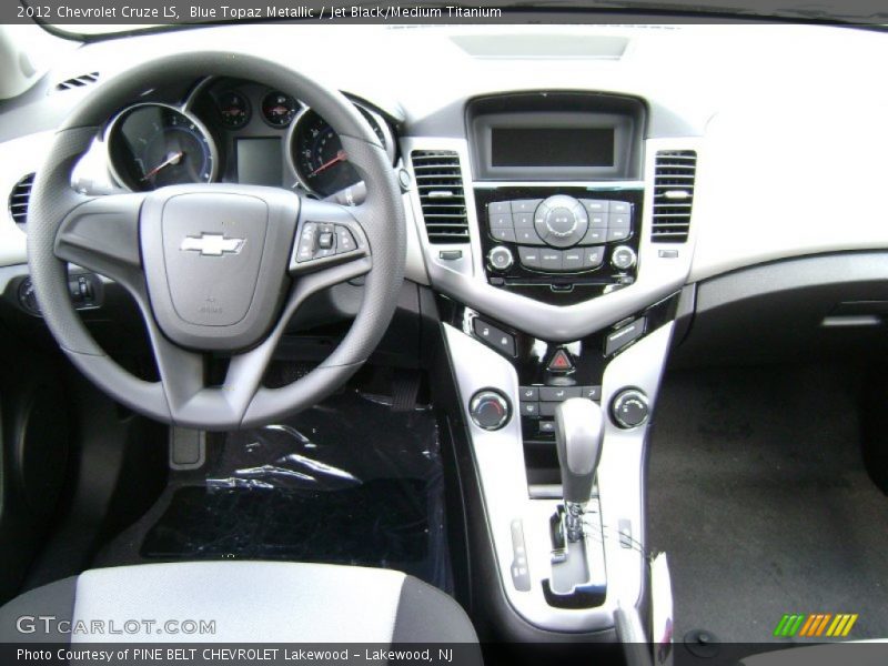 Blue Topaz Metallic / Jet Black/Medium Titanium 2012 Chevrolet Cruze LS