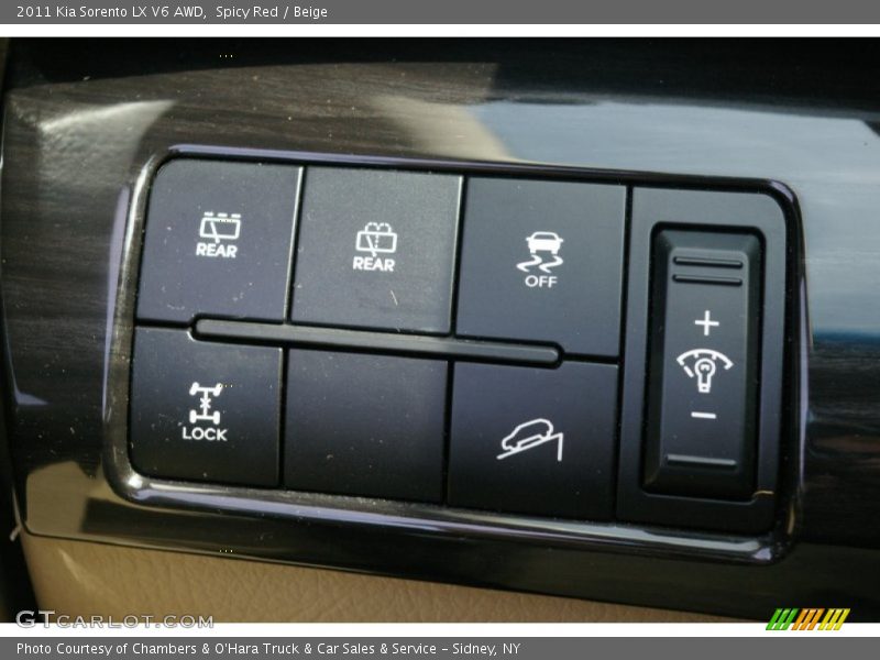 Spicy Red / Beige 2011 Kia Sorento LX V6 AWD