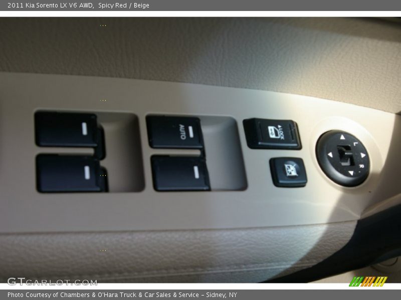 Spicy Red / Beige 2011 Kia Sorento LX V6 AWD