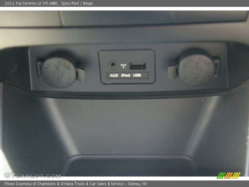 Spicy Red / Beige 2011 Kia Sorento LX V6 AWD