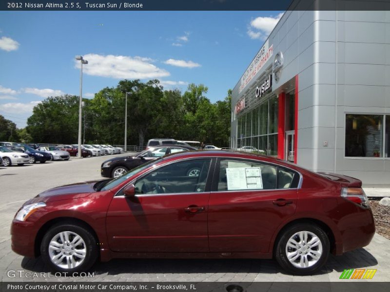 Tuscan Sun / Blonde 2012 Nissan Altima 2.5 S