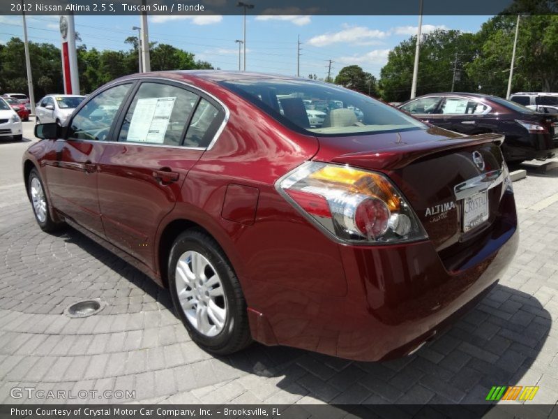 Tuscan Sun / Blonde 2012 Nissan Altima 2.5 S