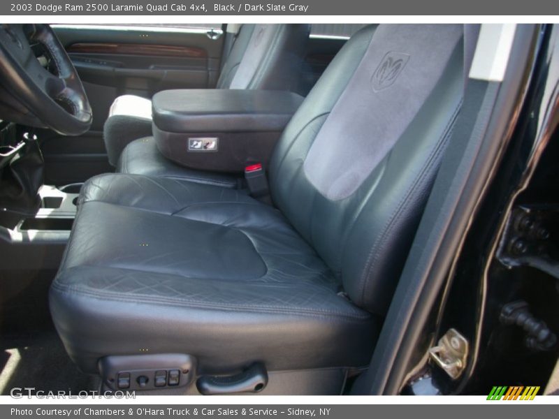 Black / Dark Slate Gray 2003 Dodge Ram 2500 Laramie Quad Cab 4x4