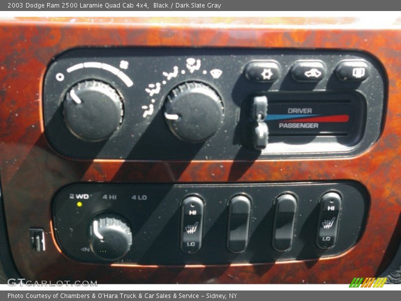 Black / Dark Slate Gray 2003 Dodge Ram 2500 Laramie Quad Cab 4x4