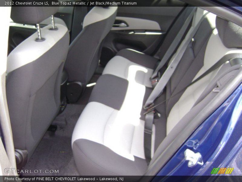 Blue Topaz Metallic / Jet Black/Medium Titanium 2012 Chevrolet Cruze LS