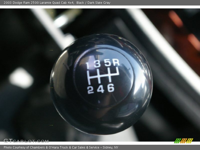 Black / Dark Slate Gray 2003 Dodge Ram 2500 Laramie Quad Cab 4x4