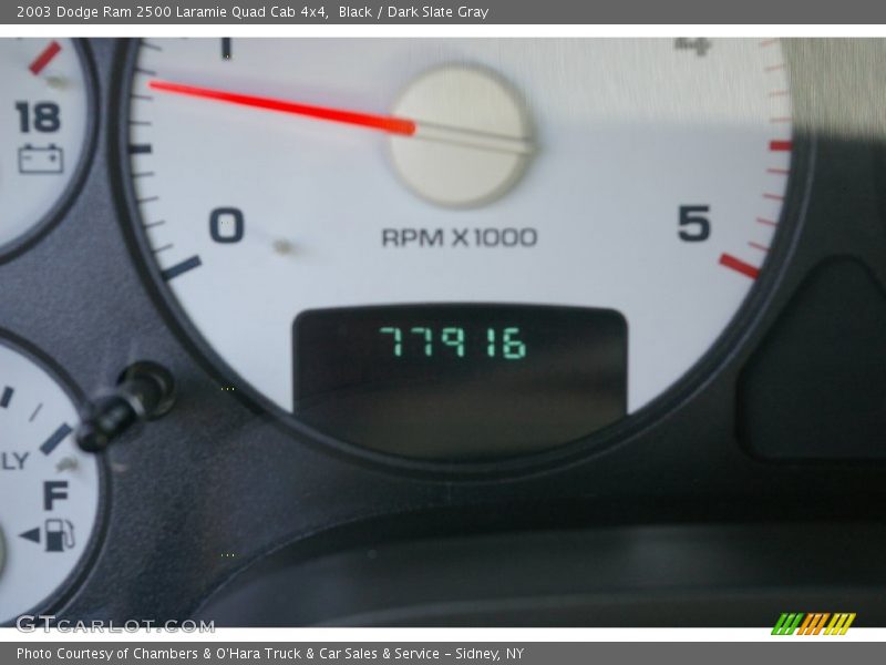 Black / Dark Slate Gray 2003 Dodge Ram 2500 Laramie Quad Cab 4x4