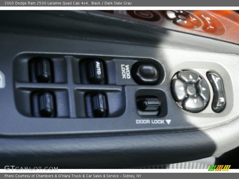 Black / Dark Slate Gray 2003 Dodge Ram 2500 Laramie Quad Cab 4x4