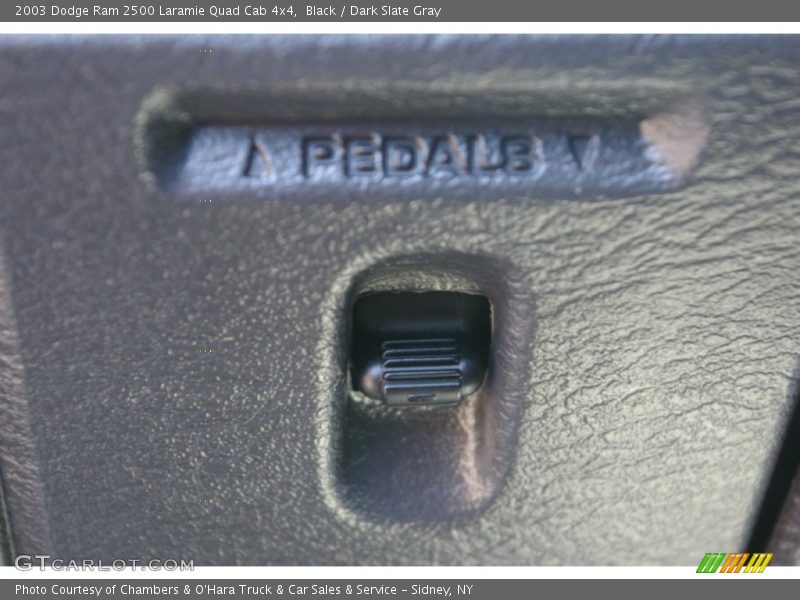 Black / Dark Slate Gray 2003 Dodge Ram 2500 Laramie Quad Cab 4x4