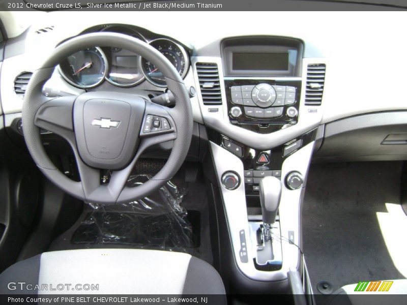 Silver Ice Metallic / Jet Black/Medium Titanium 2012 Chevrolet Cruze LS
