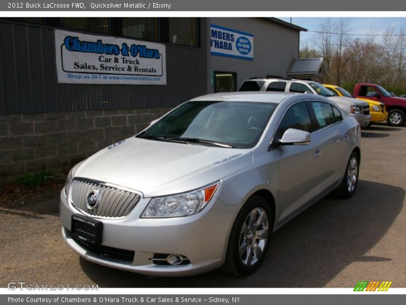 Quicksilver Metallic / Ebony 2012 Buick LaCrosse FWD