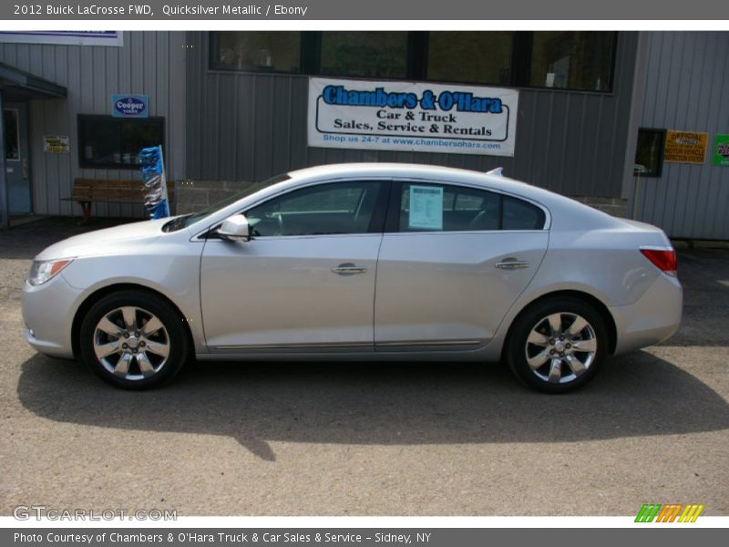 Quicksilver Metallic / Ebony 2012 Buick LaCrosse FWD