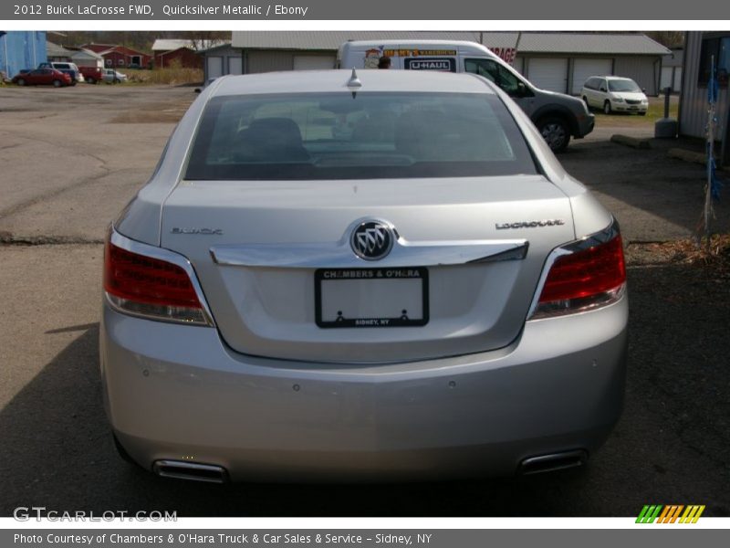 Quicksilver Metallic / Ebony 2012 Buick LaCrosse FWD