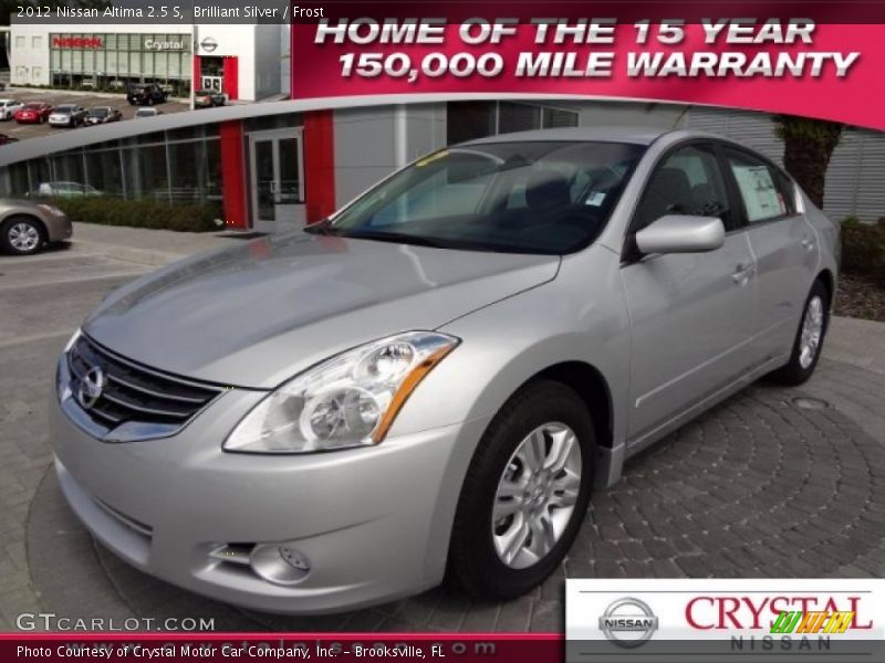 Brilliant Silver / Frost 2012 Nissan Altima 2.5 S