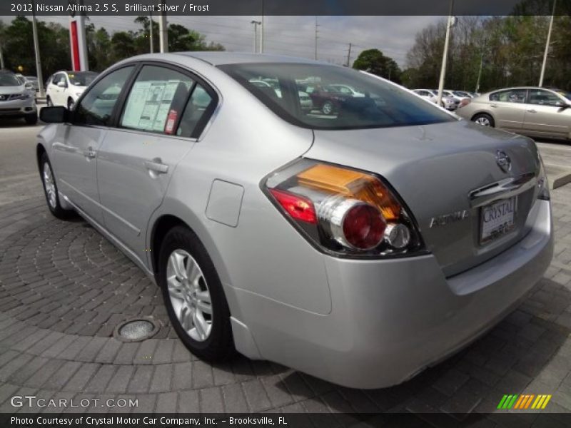 Brilliant Silver / Frost 2012 Nissan Altima 2.5 S