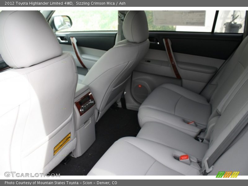 Sizzling Crimson Mica / Ash 2012 Toyota Highlander Limited 4WD