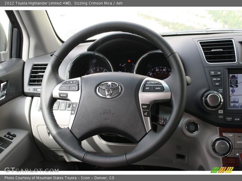 Sizzling Crimson Mica / Ash 2012 Toyota Highlander Limited 4WD