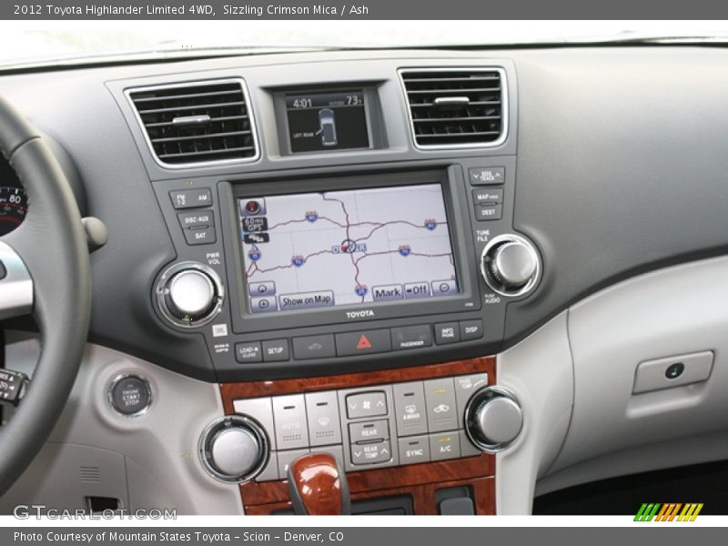 Sizzling Crimson Mica / Ash 2012 Toyota Highlander Limited 4WD