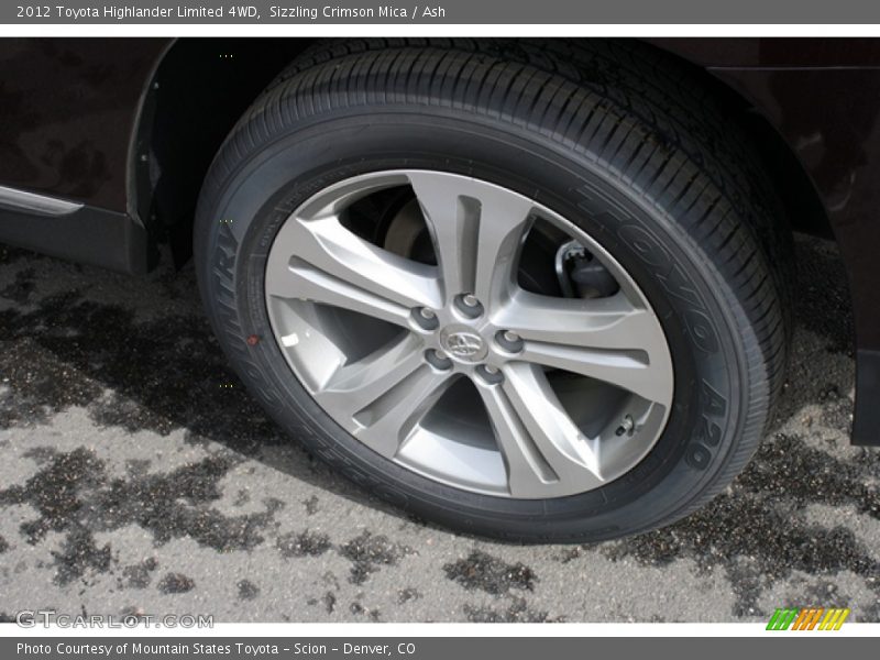 Sizzling Crimson Mica / Ash 2012 Toyota Highlander Limited 4WD