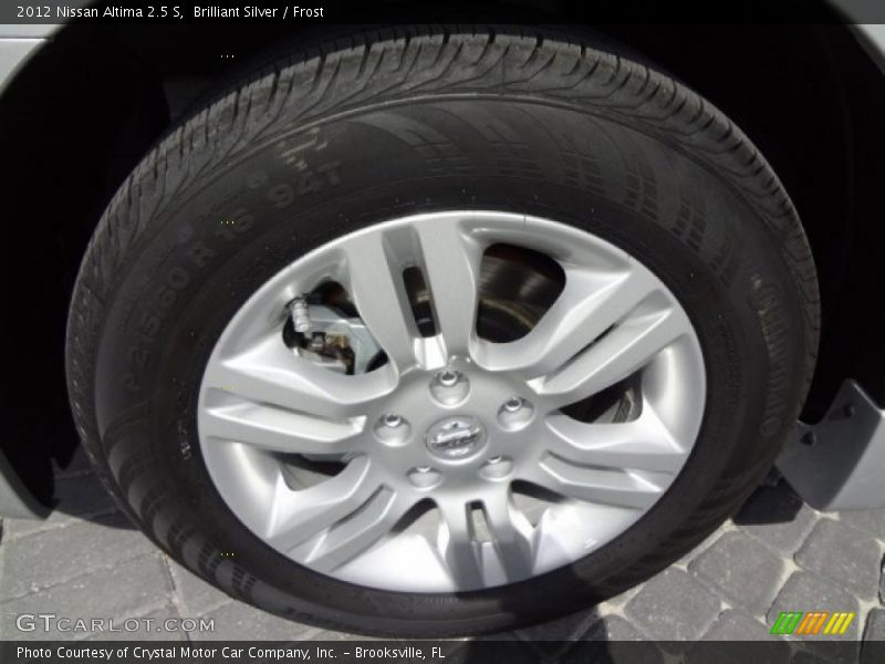 Brilliant Silver / Frost 2012 Nissan Altima 2.5 S