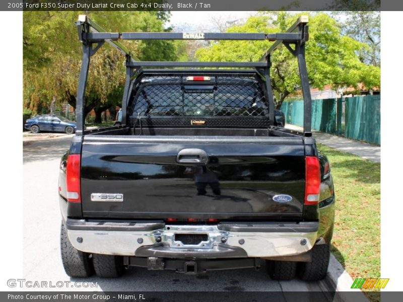 Black / Tan 2005 Ford F350 Super Duty Lariat Crew Cab 4x4 Dually