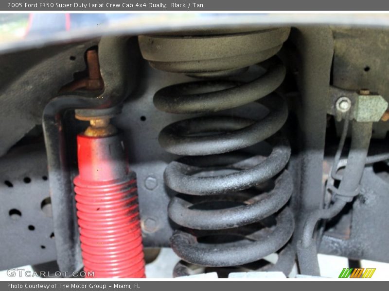 Black / Tan 2005 Ford F350 Super Duty Lariat Crew Cab 4x4 Dually