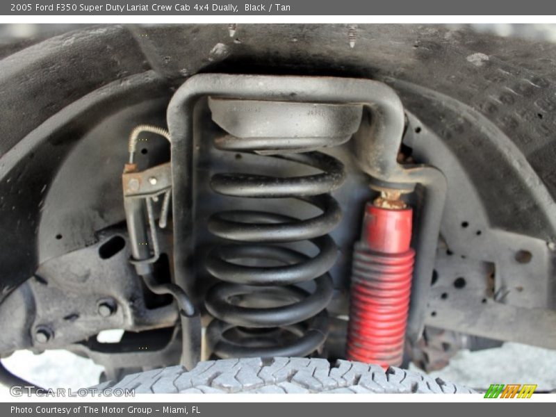 Black / Tan 2005 Ford F350 Super Duty Lariat Crew Cab 4x4 Dually