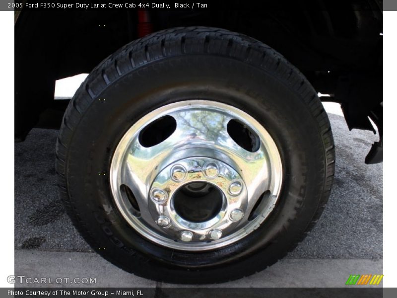 Black / Tan 2005 Ford F350 Super Duty Lariat Crew Cab 4x4 Dually
