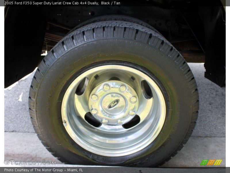 Black / Tan 2005 Ford F350 Super Duty Lariat Crew Cab 4x4 Dually