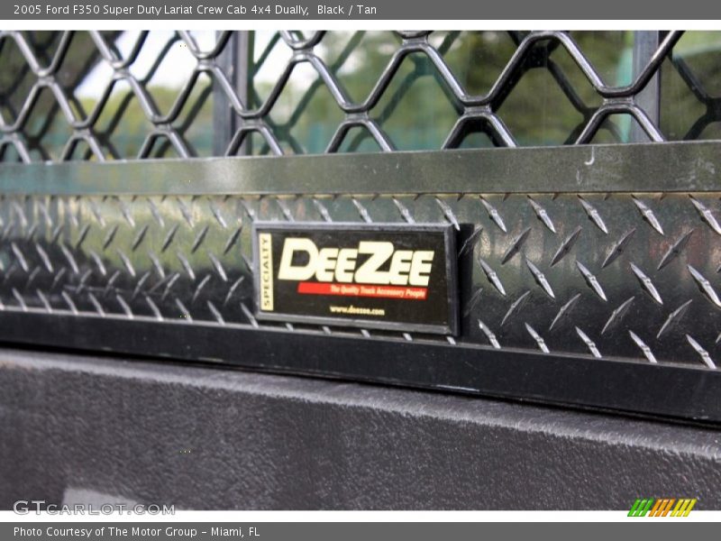Black / Tan 2005 Ford F350 Super Duty Lariat Crew Cab 4x4 Dually