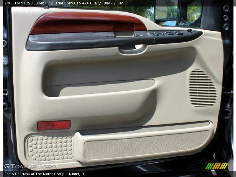 Black / Tan 2005 Ford F350 Super Duty Lariat Crew Cab 4x4 Dually