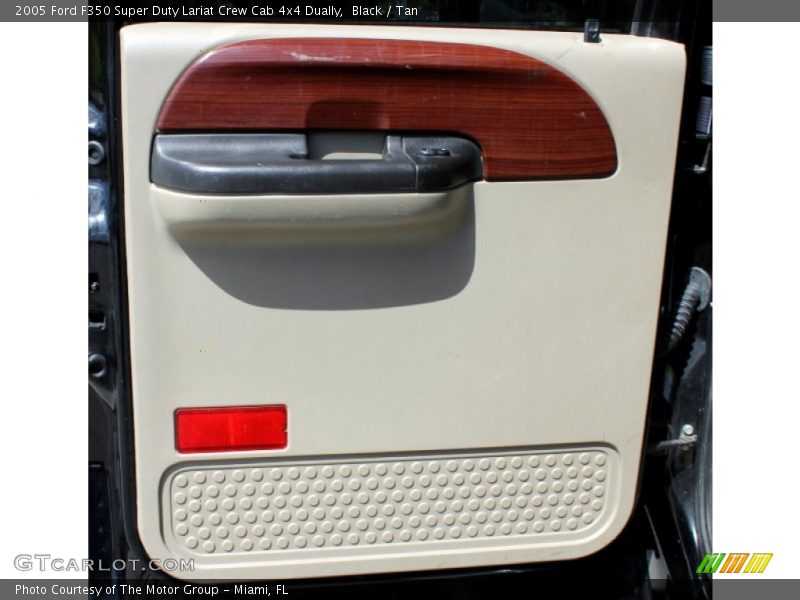 Black / Tan 2005 Ford F350 Super Duty Lariat Crew Cab 4x4 Dually