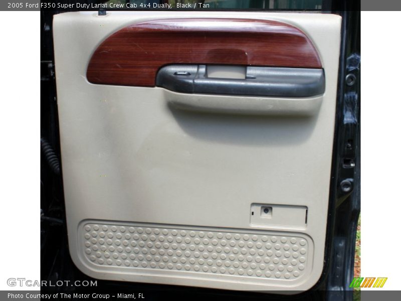 Black / Tan 2005 Ford F350 Super Duty Lariat Crew Cab 4x4 Dually