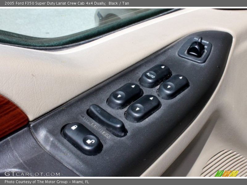 Black / Tan 2005 Ford F350 Super Duty Lariat Crew Cab 4x4 Dually
