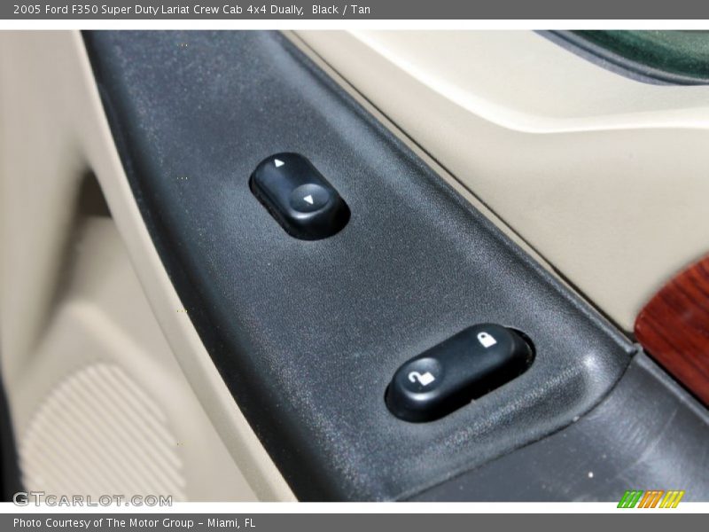 Black / Tan 2005 Ford F350 Super Duty Lariat Crew Cab 4x4 Dually