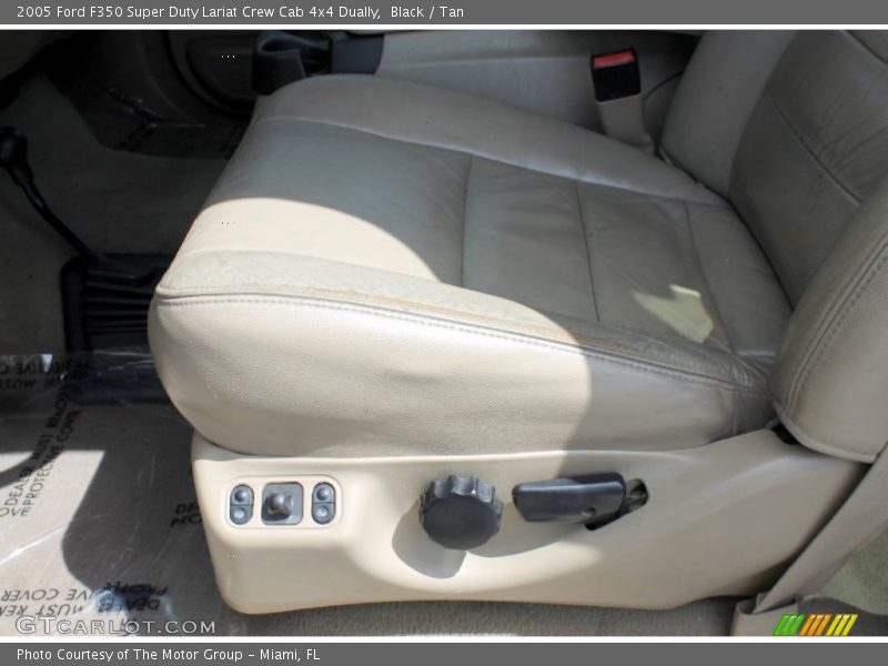 Black / Tan 2005 Ford F350 Super Duty Lariat Crew Cab 4x4 Dually