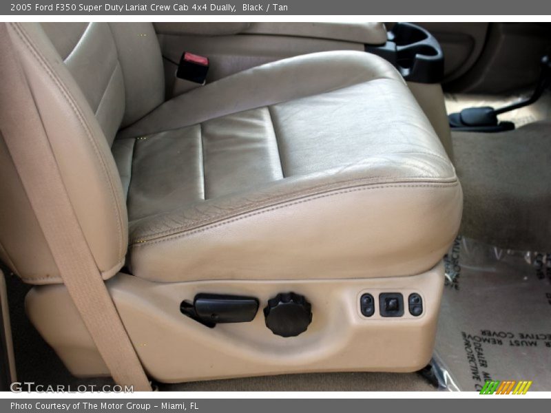 Black / Tan 2005 Ford F350 Super Duty Lariat Crew Cab 4x4 Dually