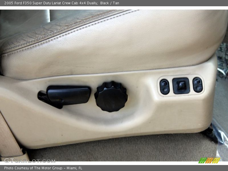 Black / Tan 2005 Ford F350 Super Duty Lariat Crew Cab 4x4 Dually