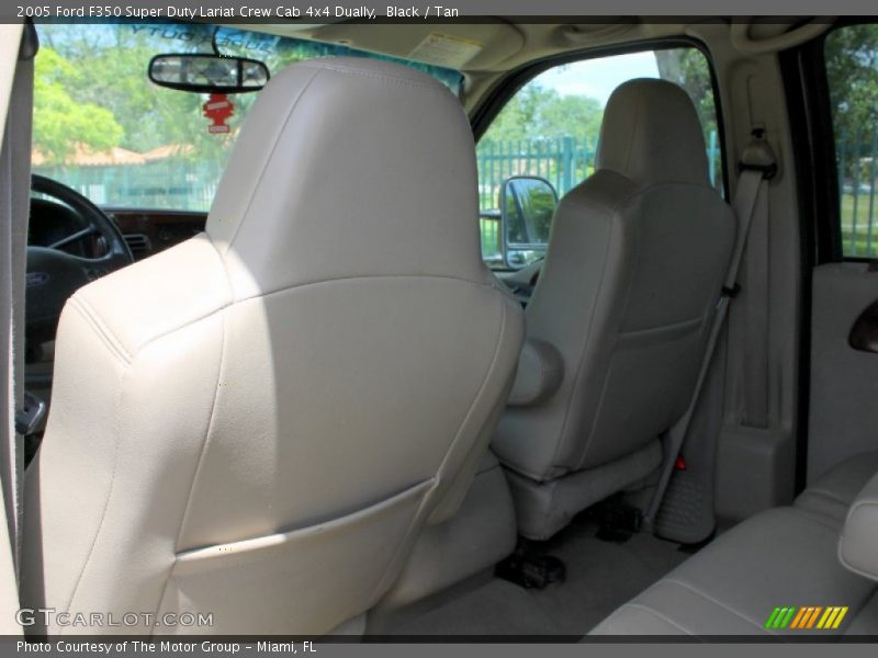 Black / Tan 2005 Ford F350 Super Duty Lariat Crew Cab 4x4 Dually