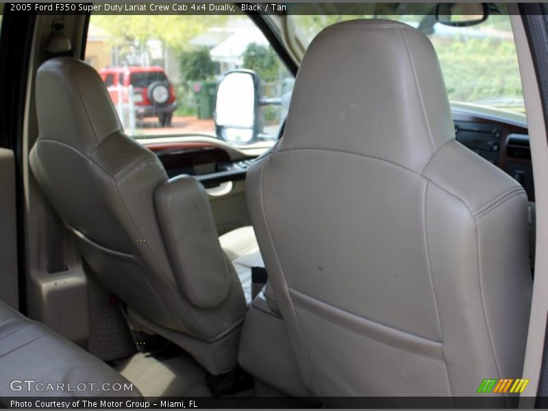 Black / Tan 2005 Ford F350 Super Duty Lariat Crew Cab 4x4 Dually