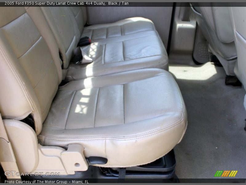 Black / Tan 2005 Ford F350 Super Duty Lariat Crew Cab 4x4 Dually