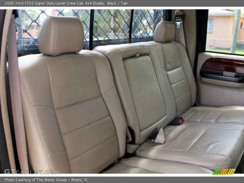 Black / Tan 2005 Ford F350 Super Duty Lariat Crew Cab 4x4 Dually
