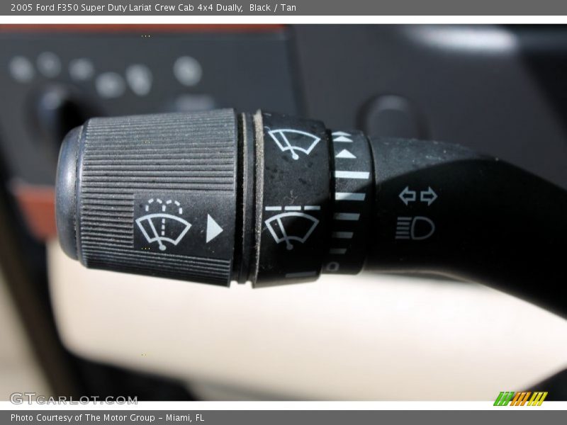 Black / Tan 2005 Ford F350 Super Duty Lariat Crew Cab 4x4 Dually