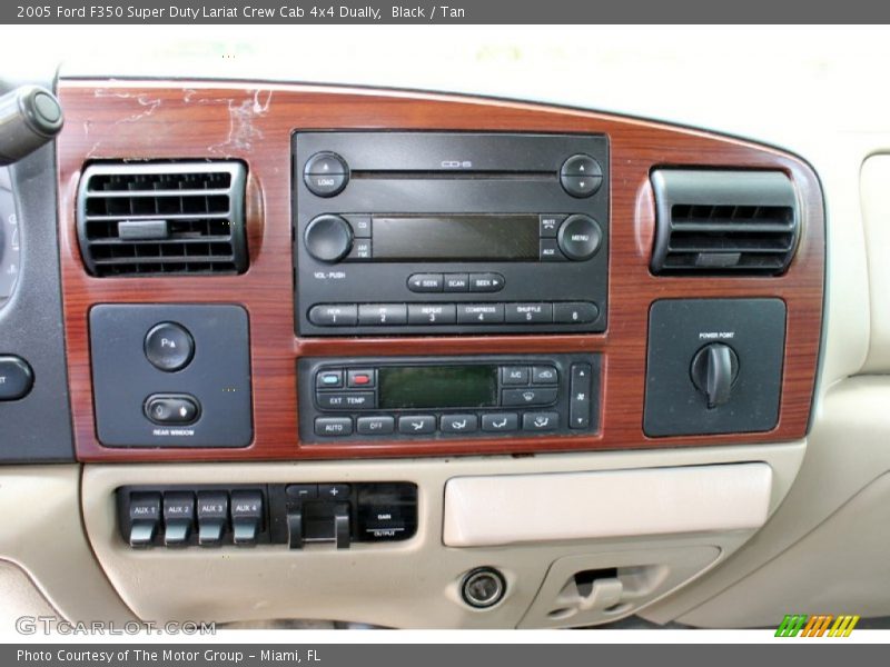 Black / Tan 2005 Ford F350 Super Duty Lariat Crew Cab 4x4 Dually