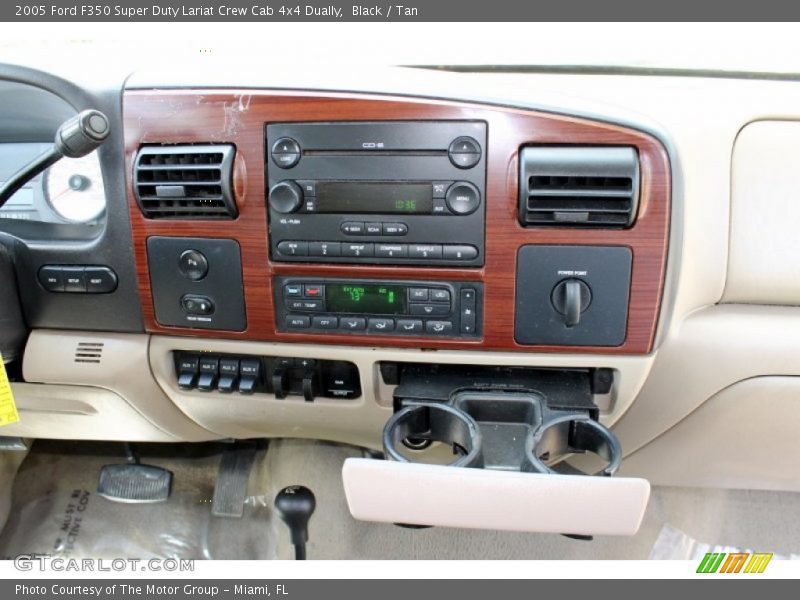Black / Tan 2005 Ford F350 Super Duty Lariat Crew Cab 4x4 Dually