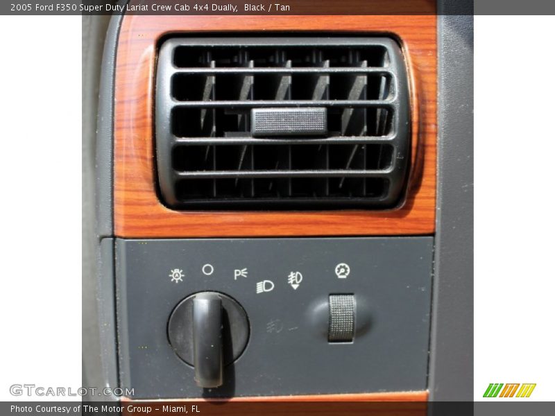 Black / Tan 2005 Ford F350 Super Duty Lariat Crew Cab 4x4 Dually
