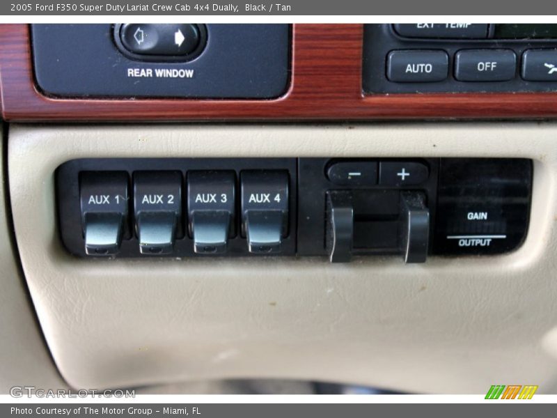 Black / Tan 2005 Ford F350 Super Duty Lariat Crew Cab 4x4 Dually